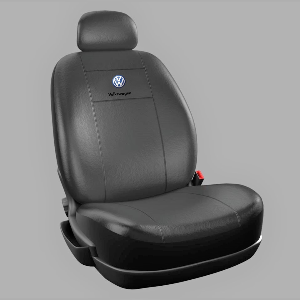 Fundas de ecocuero c/logo VW